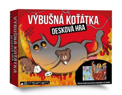 Asmodee Výbušná koťátka: Desková hra