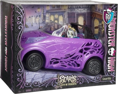 MONSTER HIGH AUTO KABRIOLET SCARIS UPIORYŻ SAMOCHÓD