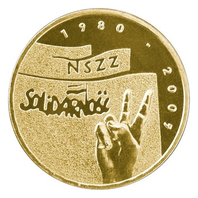 2 zł 2005 - 25-lecie NSZZ „Solidarność” Mennicza (UNC)