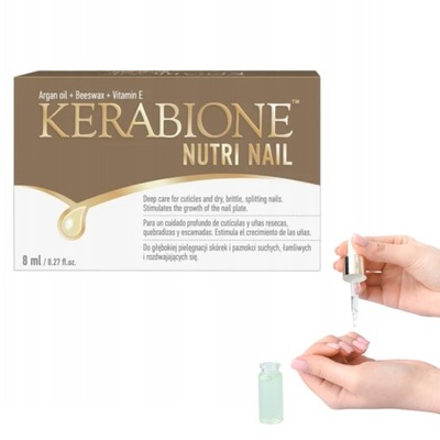 Kerabione Nutri Nail 8 ml serum do paznokci olejek do skórek i paznokci