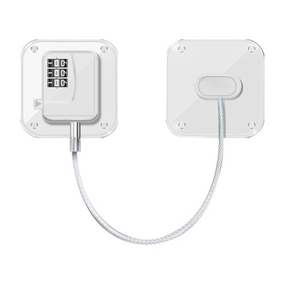 ZAMEK LODÓWKI Z HASŁEM KWADRATOWY BLOKADA BEZPIECZEŃSTWA DOMU