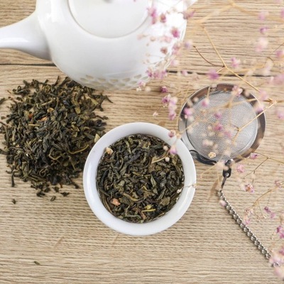 Herbata zielona smakowa chińska jaśminowa 200g