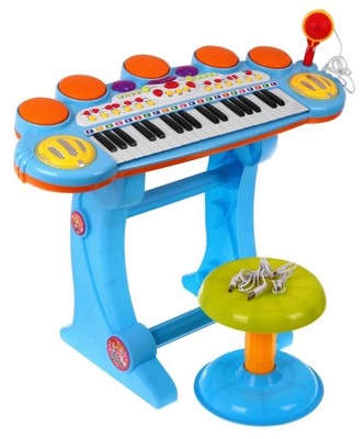 Zestaw Organy Keyboard Mikrofon MP3 USB Dla Dzieci