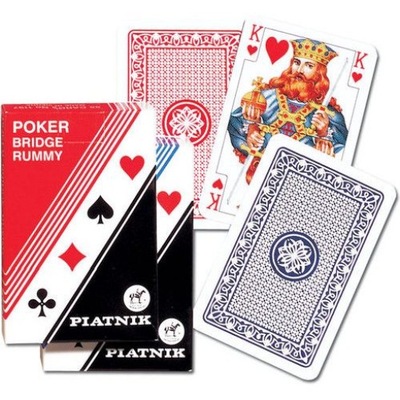 Karty pojedyncze, poker brydż. Standard