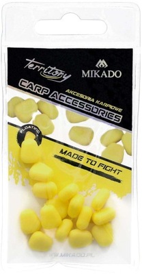 Sztuczna kukurydza pływająca Mikado Żółta