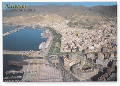 HISZPANIA - ALMERIA - Z LOTU PTAKA - ANDALUZJA