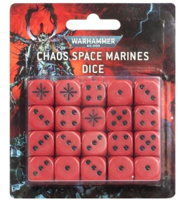 WARHAMMER 40000: CHAOS SPACE MARINES DICE