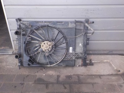 Радіатор wody + вентилятор renault scenic ii czarna фото №1