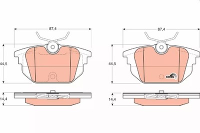 ZAPATAS DE FRENADO ALFA ROMEO 145  