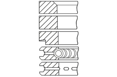 GOETZE 100 STD 4.747-2.385-4.747-2.385 КОМПЛЕКТ КОЛЬЦА ПОРШНЯ