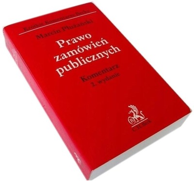 PRAWO ZAMÓWIEŃ PUBLICZNYCH Komentarz - Płużański