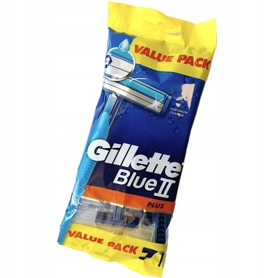 GILLETTE MASZYNKI JEDNORAZOWE BLUE 2 PLUS 7 szt.