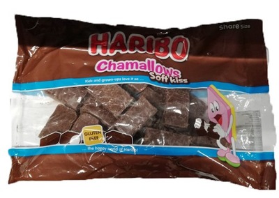 Pianki cukrowe Haribo Soft-Kiss MARSHMALLOW pianki oblane czekoladą 300g