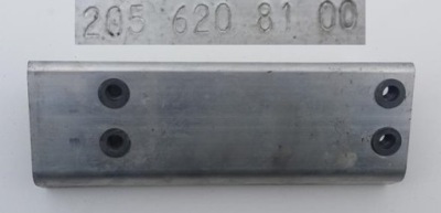 Опора кронштейн поперечина mercedes c w205 2056208100 фото №1