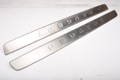 Peugeot 407 накладки порогові комплект фото №1