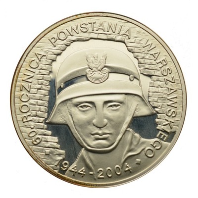 10 złotych 2004 - Powstanie Warszawskie - St. L