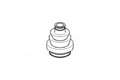 TOPRAN PROTECCIÓN DE MUÑÓN DE DIRECCIÓN PRZOD/WEWNATRZ (FI: 25/65)  