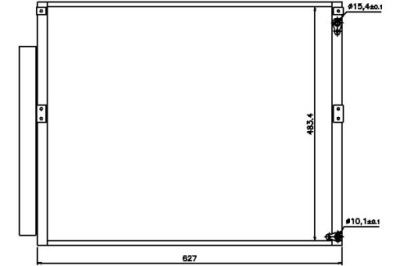 Конденсатор кондиционера lexus gx toyota fj cruiser фото №1