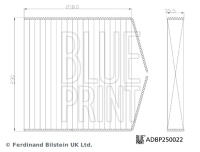 FILTRAS KABINOS ADBP250022/BLP 