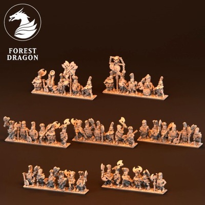 Dwarf Berserkers, Dwarf Army, 10 mm Warmaster