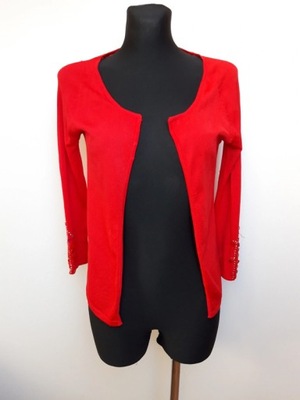 Czerwony, cienki sweter Mango