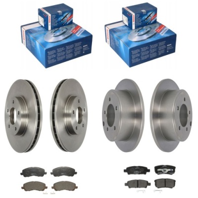 Гальмівні диски + гальмівні колодки перед + задня sebring dodge caliber jeep compass patriot фото №1