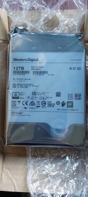 Dysk twardy Western Digital Ultrastar DC HC520 12TB SATA 3,5"