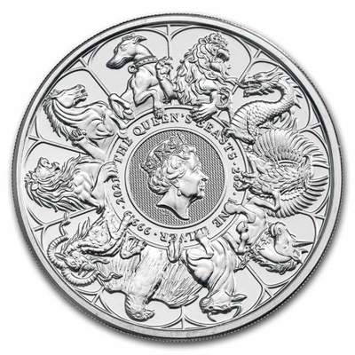 Bestie Królowej Completer Coin 2021 2 uncje srebra - moneta w kapslu