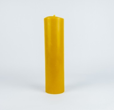 ŚWIECA Z WOSKU PSZCZELEGO 28 CM ⌀ 7 CM