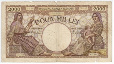 Rumunia 2000 lei 1941