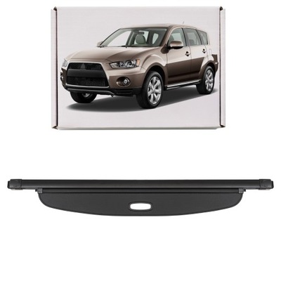 Mitsubishi outlander ii cw 2006-2012 шторка багажника czarna фото №1