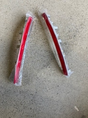 Chevrolet corvette c7 габаритні вогні smoke габаритний ліхтар obrysy led перед + задній фото №1