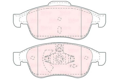 VALEO ZAPATAS DE FRENADO RENAULT PARTE DELANTERA MEGANE VALEO  