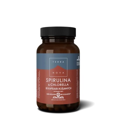 SPIRULINA & CHLORELLA TERRANOVA 50 KAPSUŁEK