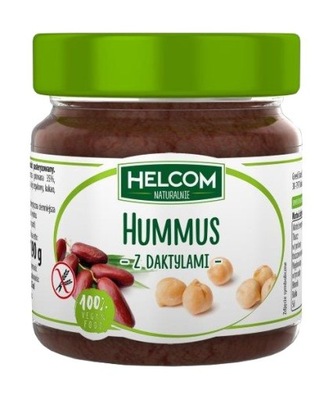 Helcom Humus z daktylami bez cukru 200g