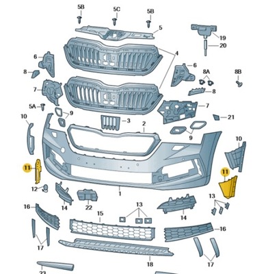 Повітропровід повітря skoda scala/kamiq права фото №1