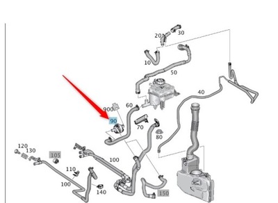 BOMBA CYRKULACYJNA MERCEDES A6398350064  