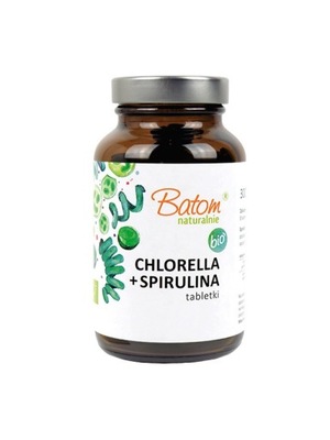 CHLORELLA + SPIRULINA BIO 240 TABLETEK (500mg) - BATOM