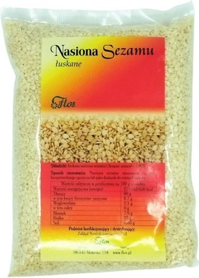 Nasiona sezamu łuskane 150g Flos sezam