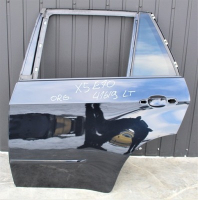 Дверь левый задняя 416 carbonschwarz bmw x5m x5 e70 фото №1