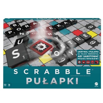 Scrabble Pułapki Gra towarzyska słowna edycja polska Mattel HMK73