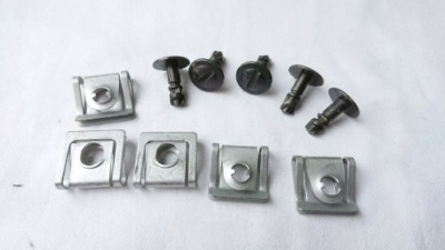 Набір кліпси захист двигуна коробки vw passat b5 фото №1