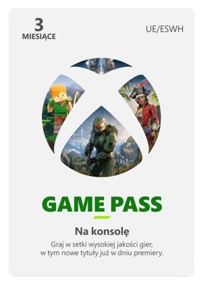 Subskrypcja Xbox Game Pass Ultimate 3 miesiące