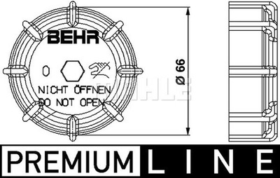 RECUBRIMIENTO / PROTECCIÓN BEHR *** PREMIUM LINE *** CRTC MAHLE CRTC 1 000P  