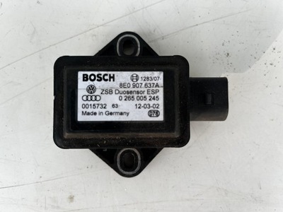 MODUŁ ДАТЧИК ESP VW AUDI A4 B6 1.9 8E0907637A 0265005245 0015732