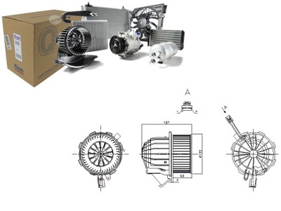 VENTILADOR SOPLADORES AUDI A4 ALLROAD B8 A4 B8 A5 Q5 PORSCHE MACAN  