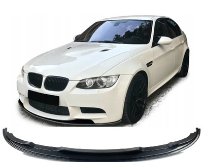 Накладка спліттер bmw e90 e91 lci карбон фото №1