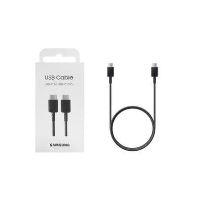 Kabel Samsung USB-C do USB-C EP-DA705BBEGWW 1m 3A, czarny