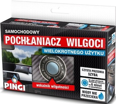 PINGI SAMOCHODOWY POCHŁANIACZ WILGOCI