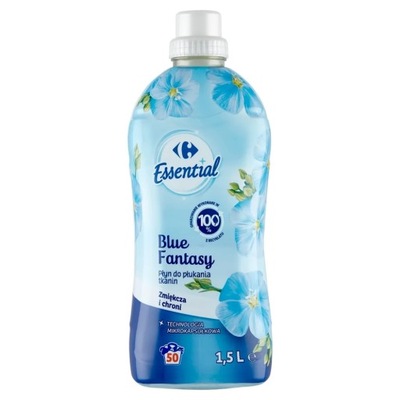 Skoncentrowany płyn do płukania Carrefour Essential Blue Fantasy 1,5 l